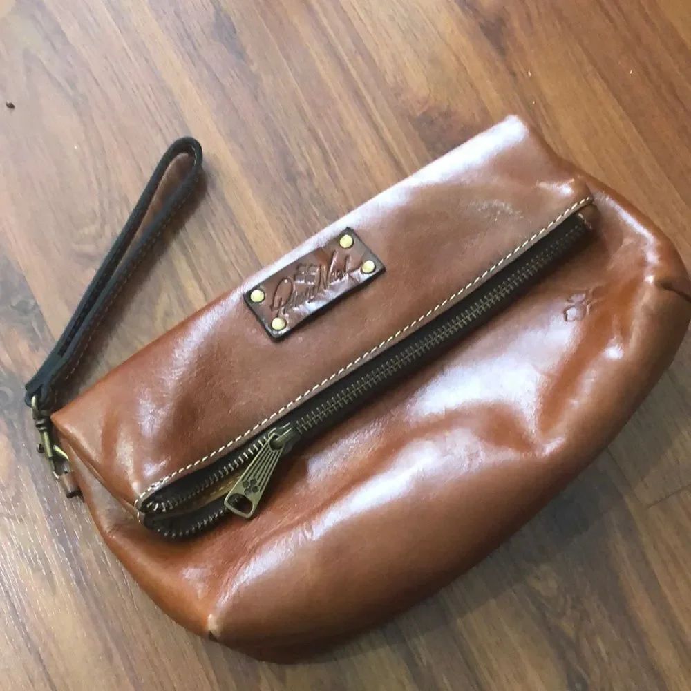 Patricia Nash Rustic leather clutch
